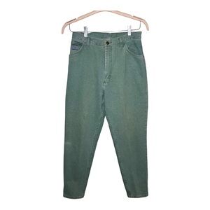 Wrangler Vintage Green Denim Mom Jeans 12